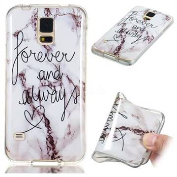 Forever Soft TPU Marble Pattern Phone Case for Samsung Galaxy S5 G900