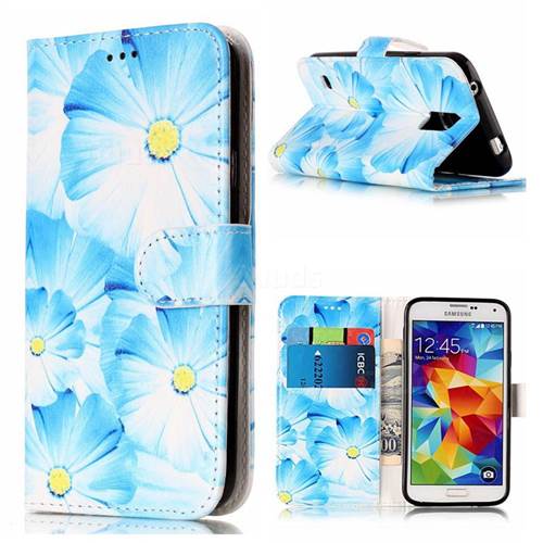 Orchid Flower PU Leather Wallet Case for Samsung Galaxy S5