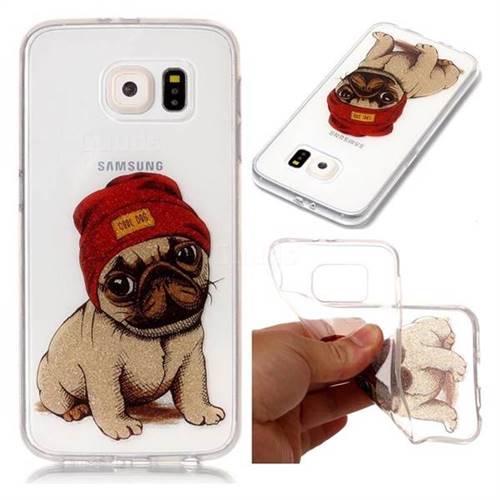 Pugs Dog Super Clear Soft TPU Back Cover for Samsung Galaxy S6 G920