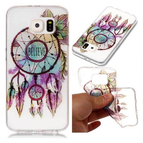 Flower Wind Chimes Super Clear Soft TPU Back Cover for Samsung Galaxy S6 G920