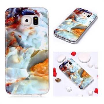 Fire Cloud Soft TPU Marble Pattern Phone Case for Samsung Galaxy S6 G920