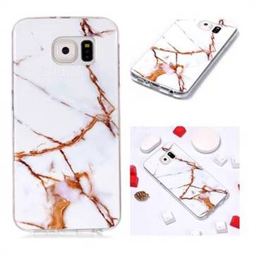 Platinum Soft TPU Marble Pattern Phone Case for Samsung Galaxy S6 G920