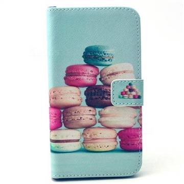 Colorful Macaroons Leather Wallet Case for Samsung Galaxy S6 G920