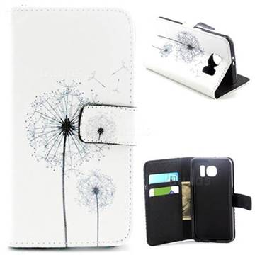 Dandelion Leather Wallet Case for Samsung Galaxy S6 G920 G9200