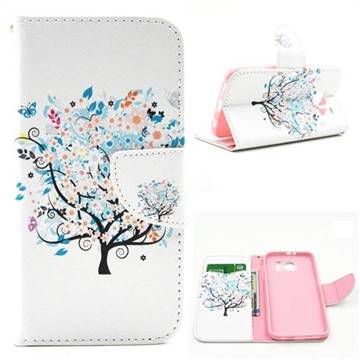Colorful Tree Leather Wallet Case for Samsung Galaxy S6 G920 G9200