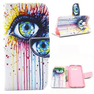 Eye Painting Leather Wallet Case for Samsung Galaxy S6 G920 G9200