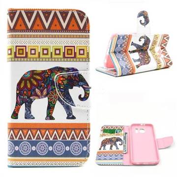 Tribal Elephant Leather Wallet Case for Samsung Galaxy S6 G920 G9200