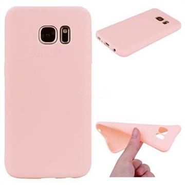 Candy Soft TPU Back Cover for Samsung Galaxy S6 Edge G925 - Pink