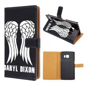 Wings Leather Wallet Case for Samsung Galaxy S6 Edge G925