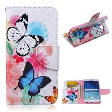 Vivid Flying Butterflies Leather Wallet Case for Samsung Galaxy S6 Edge G925