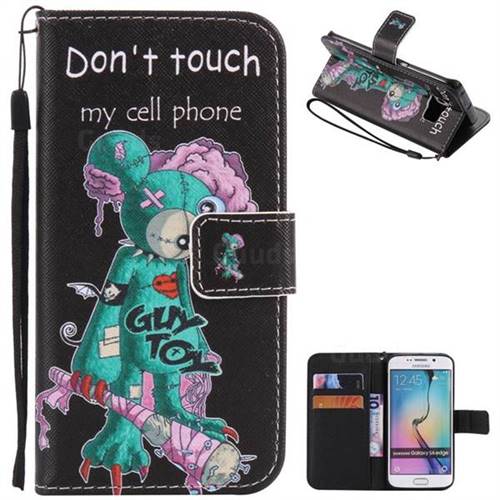 One Eye Mice PU Leather Wallet Case for Samsung Galaxy S6 Edge G925