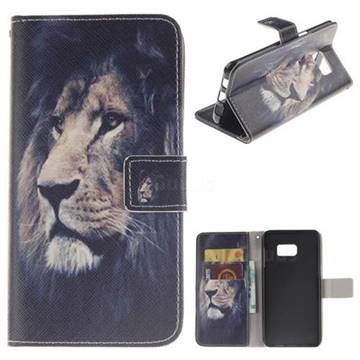Lion Face PU Leather Wallet Case for Samsung Galaxy S6 Edge Plus Edge+ G928