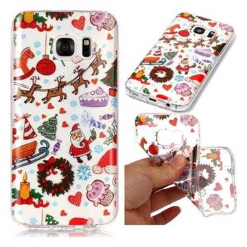 Christmas Playground Super Clear Soft TPU Back Cover for Samsung Galaxy S7 G930