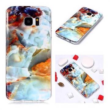 Fire Cloud Soft TPU Marble Pattern Phone Case for Samsung Galaxy S7 G930