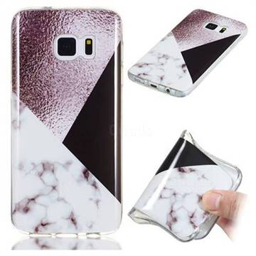 Black white Grey Soft TPU Marble Pattern Phone Case for Samsung Galaxy S7 G930