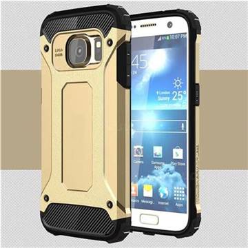 King Kong Armor Premium Shockproof Dual Layer Rugged Hard Cover for Samsung Galaxy S7 G930 - Champagne Gold