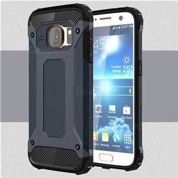King Kong Armor Premium Shockproof Dual Layer Rugged Hard Cover for Samsung Galaxy S7 G930 - Navy