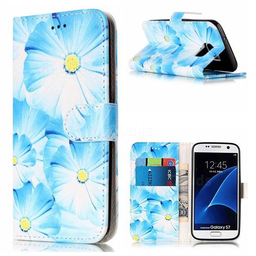 Orchid Flower PU Leather Wallet Case for Samsung Galaxy S7 G930