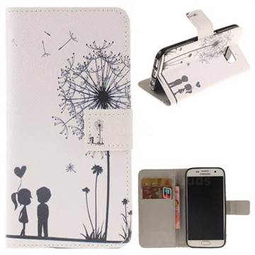 Couple Dandelion PU Leather Wallet Case for Samsung Galaxy S7 G930