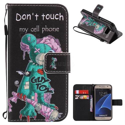 One Eye Mice PU Leather Wallet Case for Samsung Galaxy S7 G930