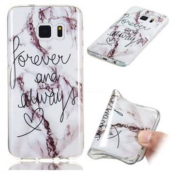 Forever Soft TPU Marble Pattern Phone Case for Samsung Galaxy S7 Edge s7edge