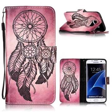 Wind Chimes Leather Wallet Phone Case for Samsung Galaxy S7 Edge