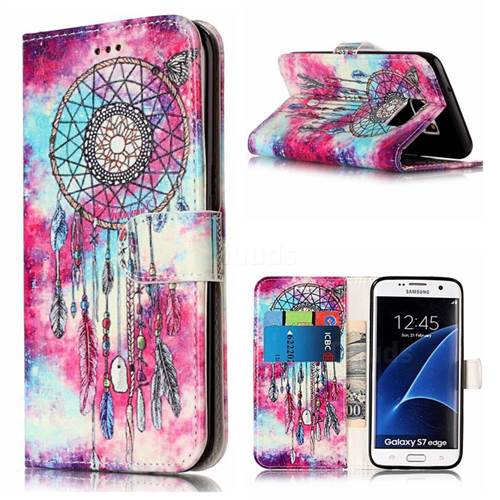 Butterfly Chimes PU Leather Wallet Case for Samsung Galaxy S7 Edge G935