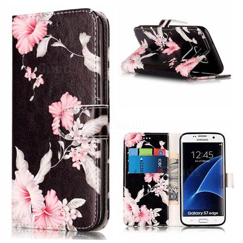 Azalea Flower PU Leather Wallet Case for Samsung Galaxy S7 Edge G935