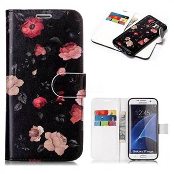 Safflower Detachable Smooth PU Leather Wallet Case for Samsung Galaxy S7 Edge s7edge
