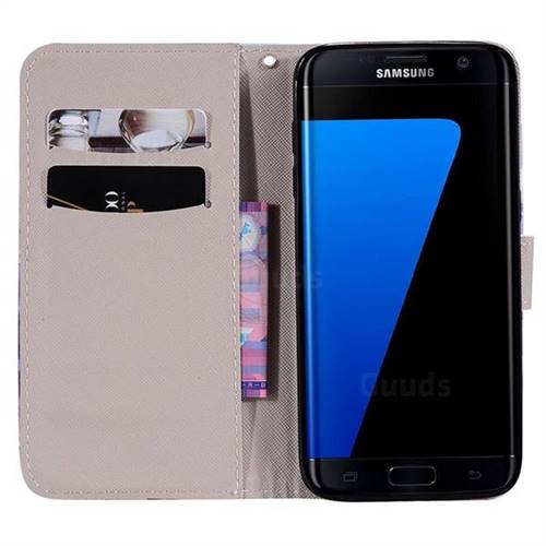 Flip Case S7 Edge Leather Case For Samsung Galaxy S7 Edge Full