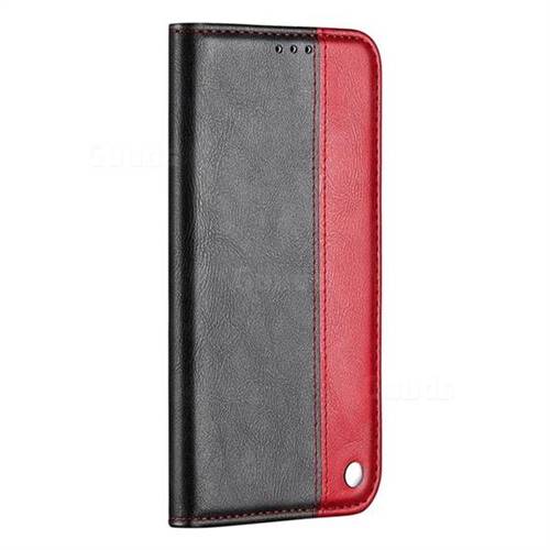 Classic Business Ultra Slim Magnetic Ing Stitching Flip Cover For Samsung Galaxy S7 Edge S7edge Red Leather Case Guuds - Samsung Galaxy S7 Edge Flip Wallet Cover