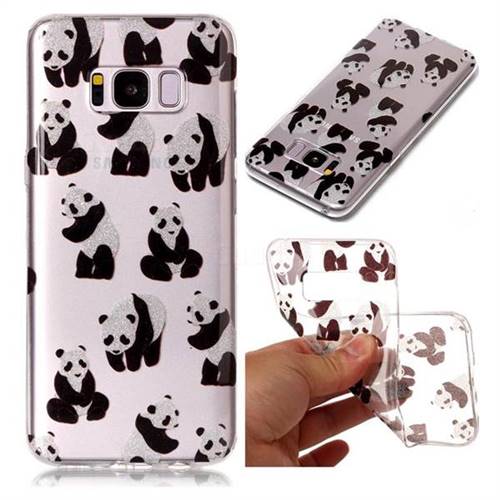 Naughty Panda Super Clear Soft TPU Back Cover for Samsung Galaxy S8