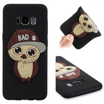Bad Boy Owl Soft 3D Silicone Case for Samsung Galaxy S8 - Black