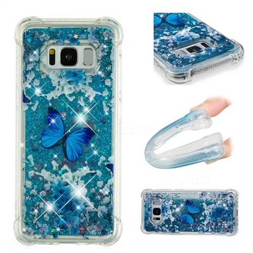 Flower Butterfly Dynamic Liquid Glitter Sand Quicksand Star TPU Case for Samsung Galaxy S8