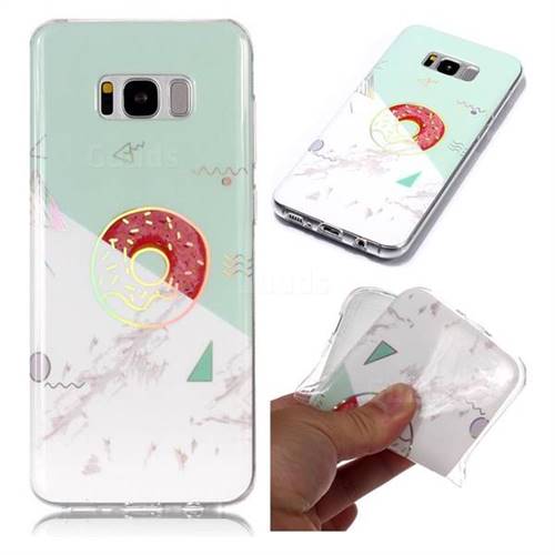 Donuts Marble Pattern Bright Color Laser Soft TPU Case for Samsung Galaxy S8