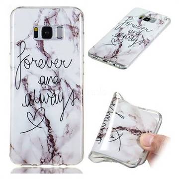 Forever Soft TPU Marble Pattern Phone Case for Samsung Galaxy S8