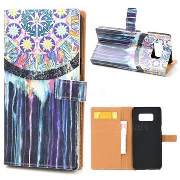 Dream Catcher Leather Wallet Case for Samsung Galaxy S8