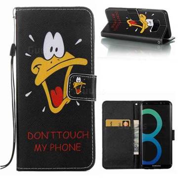 Saliva Duck Leather Wallet Case for Samsung Galaxy S8