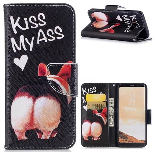 Lovely Pig Ass Leather Wallet Case for Samsung Galaxy S8