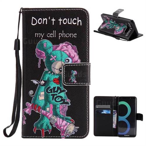 One Eye Mice PU Leather Wallet Case for Samsung Galaxy S8