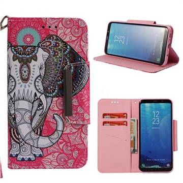 Totem Jumbo Big Metal Buckle PU Leather Wallet Phone Case for Samsung Galaxy S8