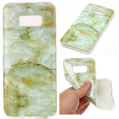 Jade Green Soft TPU Marble Pattern Case for Samsung Galaxy S8 Plus S8+