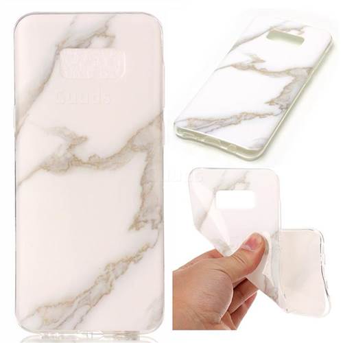 Jade White Soft TPU Marble Pattern Case for Samsung Galaxy S8 Plus S8+