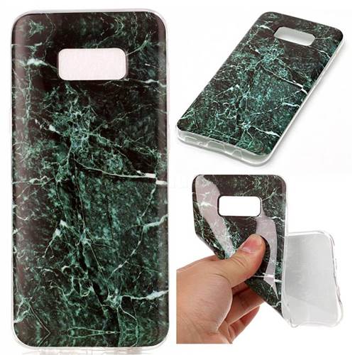 Dark Green Soft TPU Marble Pattern Case for Samsung Galaxy S8 Plus S8+