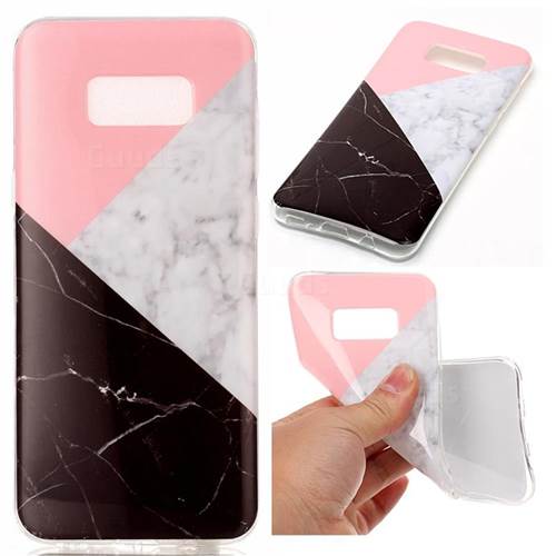 Tricolor Soft TPU Marble Pattern Case for Samsung Galaxy S8 Plus S8+