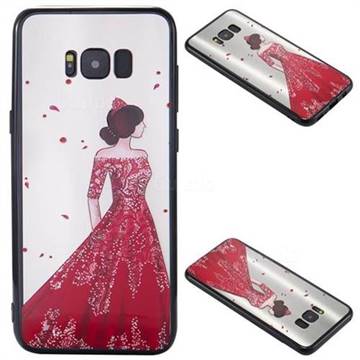 Oriental Goddess Korean Brushed Mirror 2 in 1 Back Cover for Samsung Galaxy S8 Plus S8+
