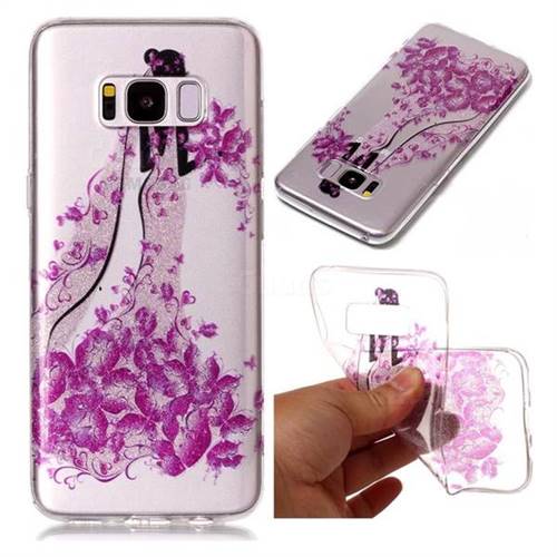 Princess Super Clear Soft TPU Back Cover for Samsung Galaxy S8 Plus S8+