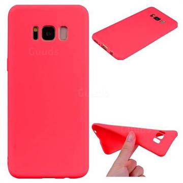 Candy Soft TPU Back Cover for Samsung Galaxy S8 Plus S8+ - Red