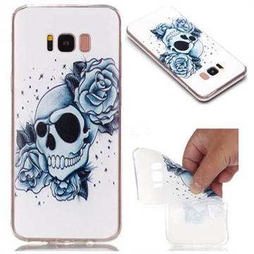 Rose Skull Soft TPU Back Cover for Samsung Galaxy S8 Plus S8+
