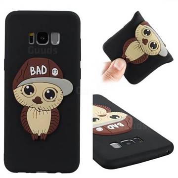 Bad Boy Owl Soft 3D Silicone Case for Samsung Galaxy S8 Plus S8+ - Black